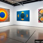 Home 19 창작자 레지던시 지원 후 결과 통보까지의 과정 - A contemporary artist’s studio in São Paulo, Brazil, featuring a vibrant multimedia installation ble...