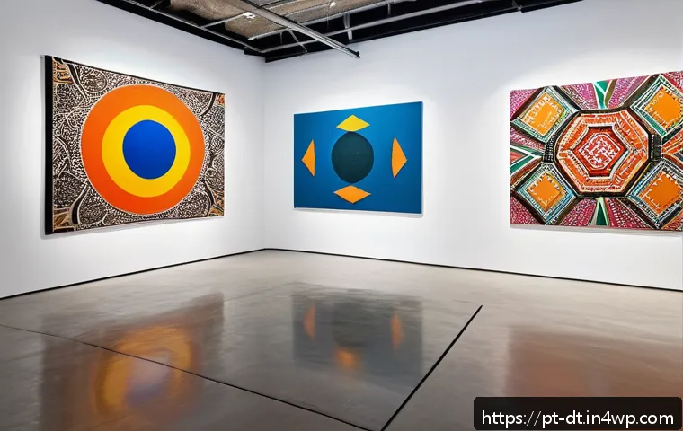 창작자 레지던시 지원 후 결과 통보까지의 과정 - A contemporary artist’s studio in São Paulo, Brazil, featuring a vibrant multimedia installation ble...